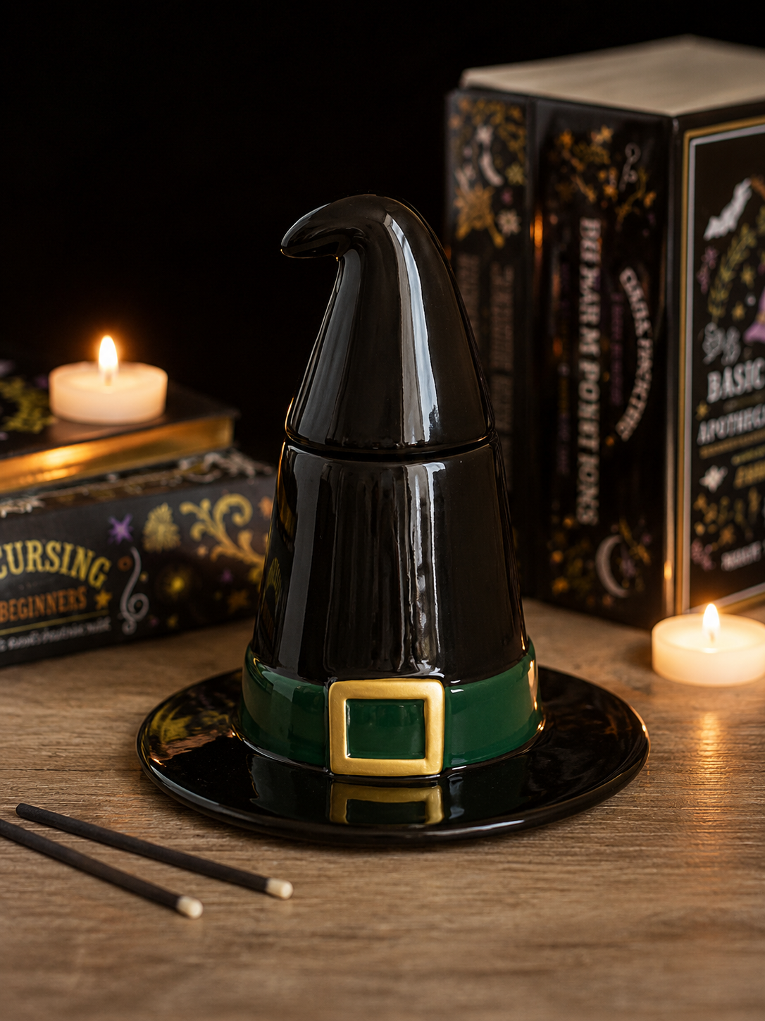 Brûleur à Fondants Chapeau de Sorcière Noir