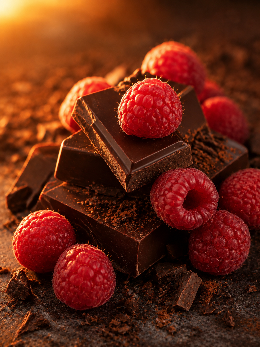 Chocolat noire framboise