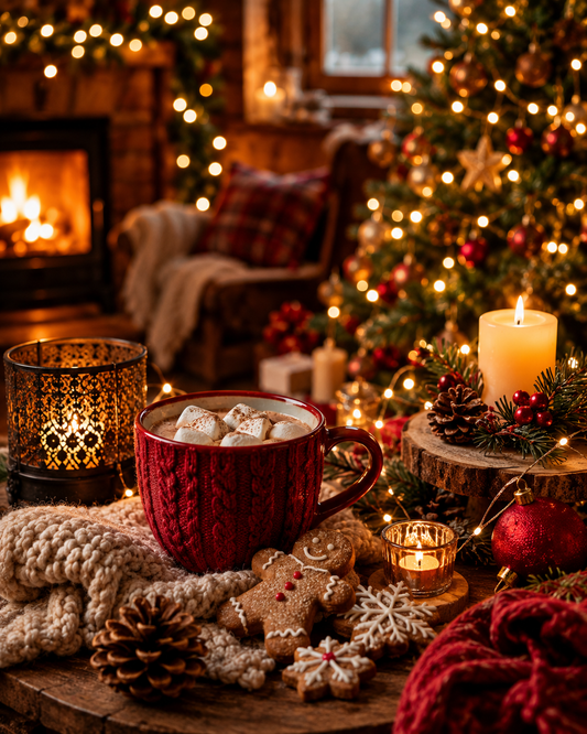 Esprit de Noël chaleureux