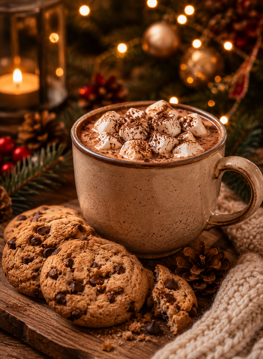 Chocolat chaud aux cookies