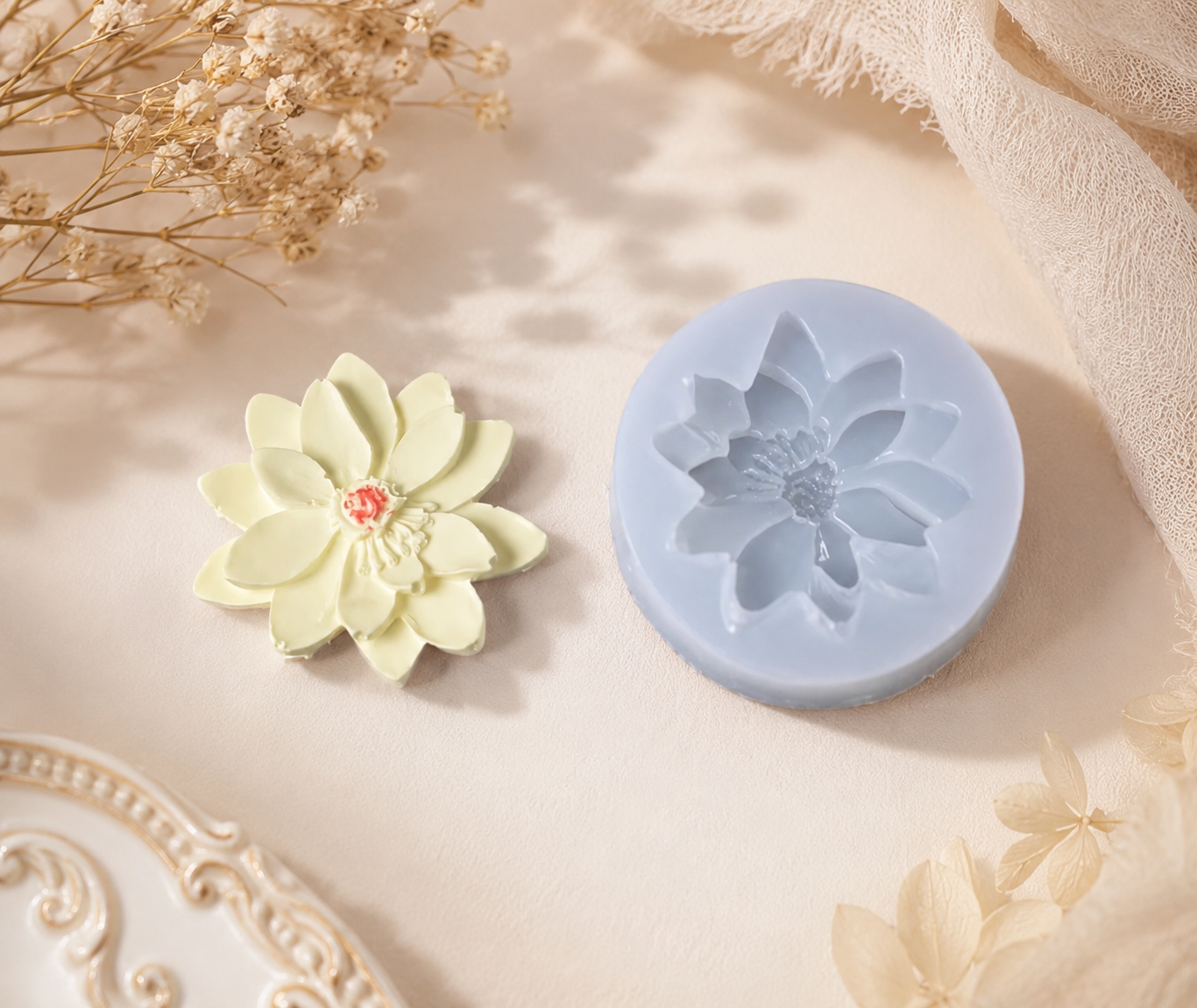 Moule en silicone – Fleur de lotus