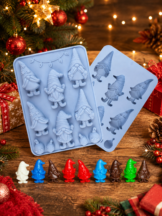 Moule en silicone – Lutins de Noël & petites décorations