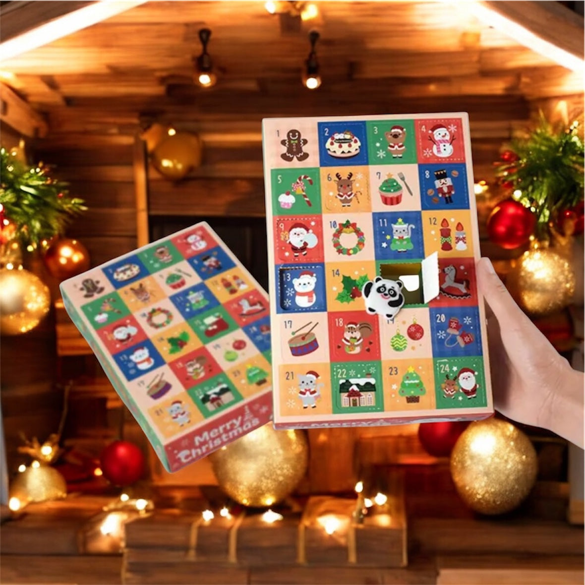 Calendrier de l’Avent 24 cases à remplir (disponible immédiatement)