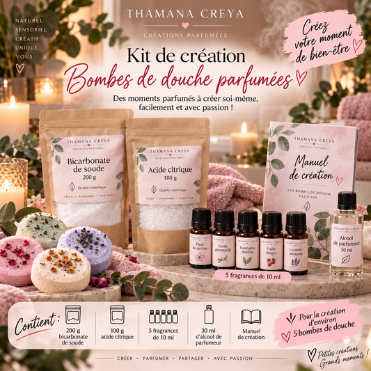 Kit de création – Bombes de douche parfumées