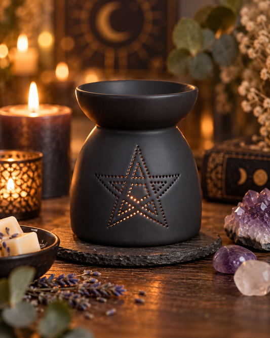 Bruleur pentacle vase