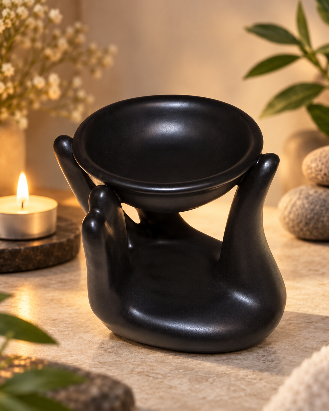 Brûleur Mains Zen – Élégance & Sérénité