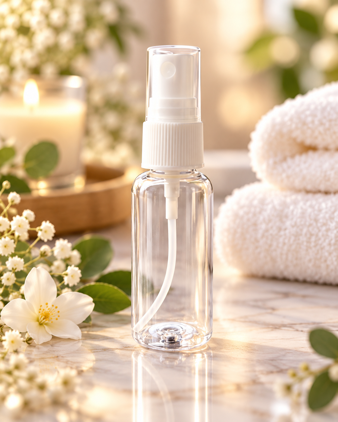 Vaporisateur en Plastique Transparent – 100 ml