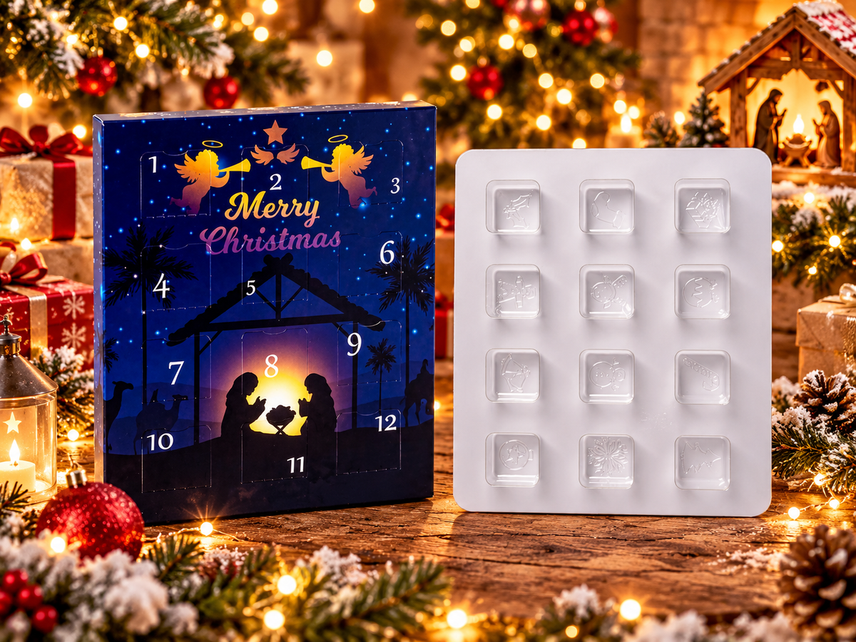 Calendrier de l’Avent – La Magie de la Nativité (12 cases)