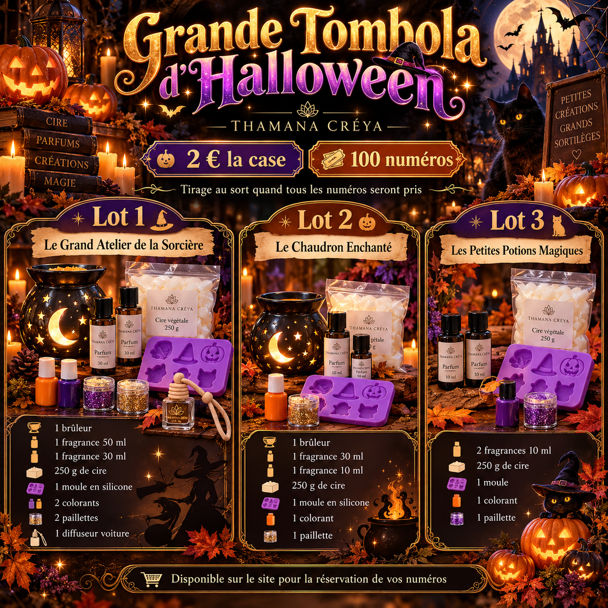 Grande Tombola d’Halloween – 3 Lots à Gagner !