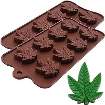 Moule silicone feuille de cannabis