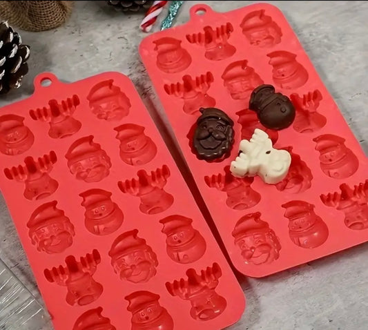 Moule silicone noel personnage