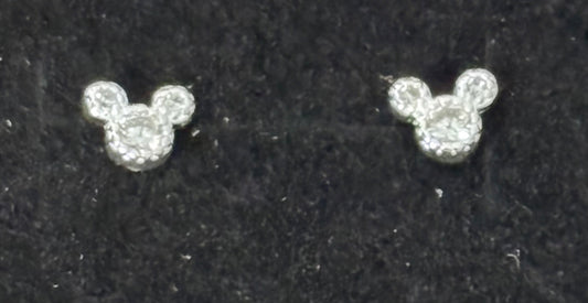 Boucles d’Oreilles en Argent 925 – Mickey Scintillant