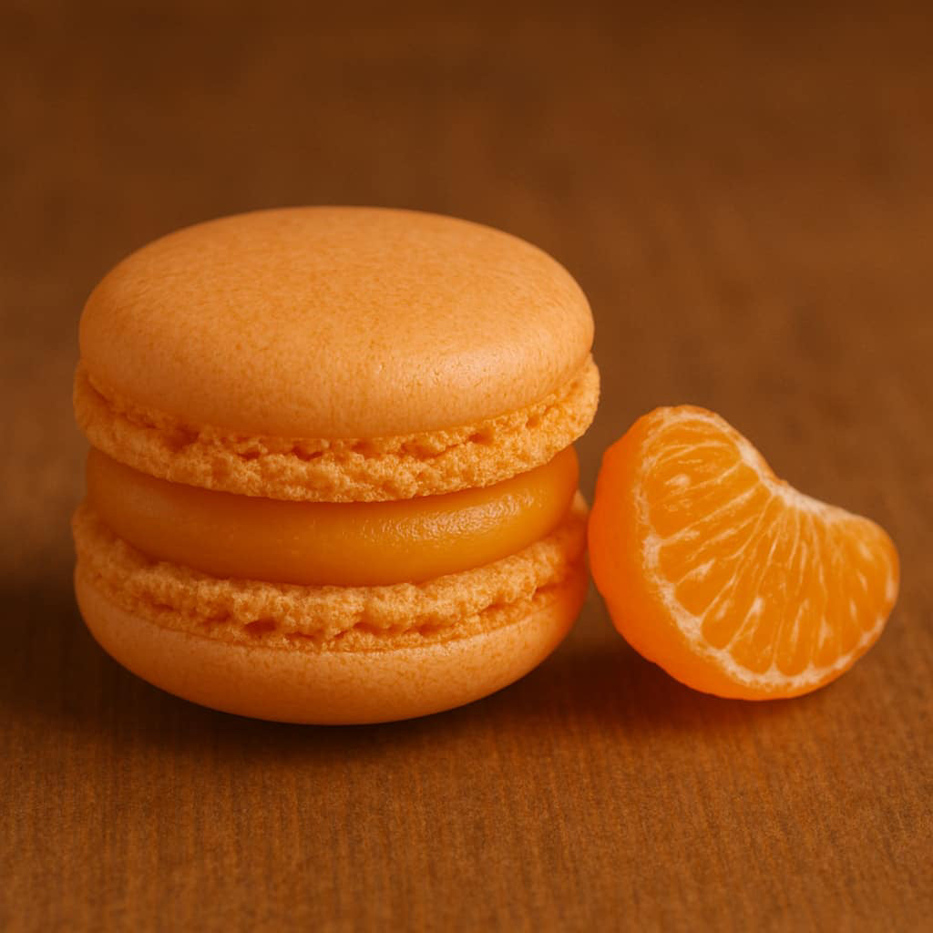 Macaron clémentine