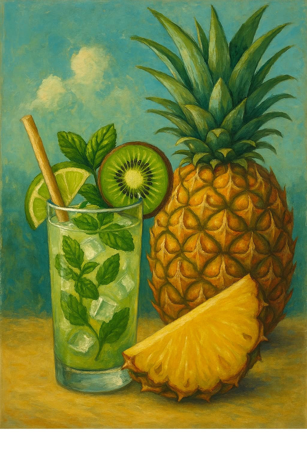 Mojito tropical ananas