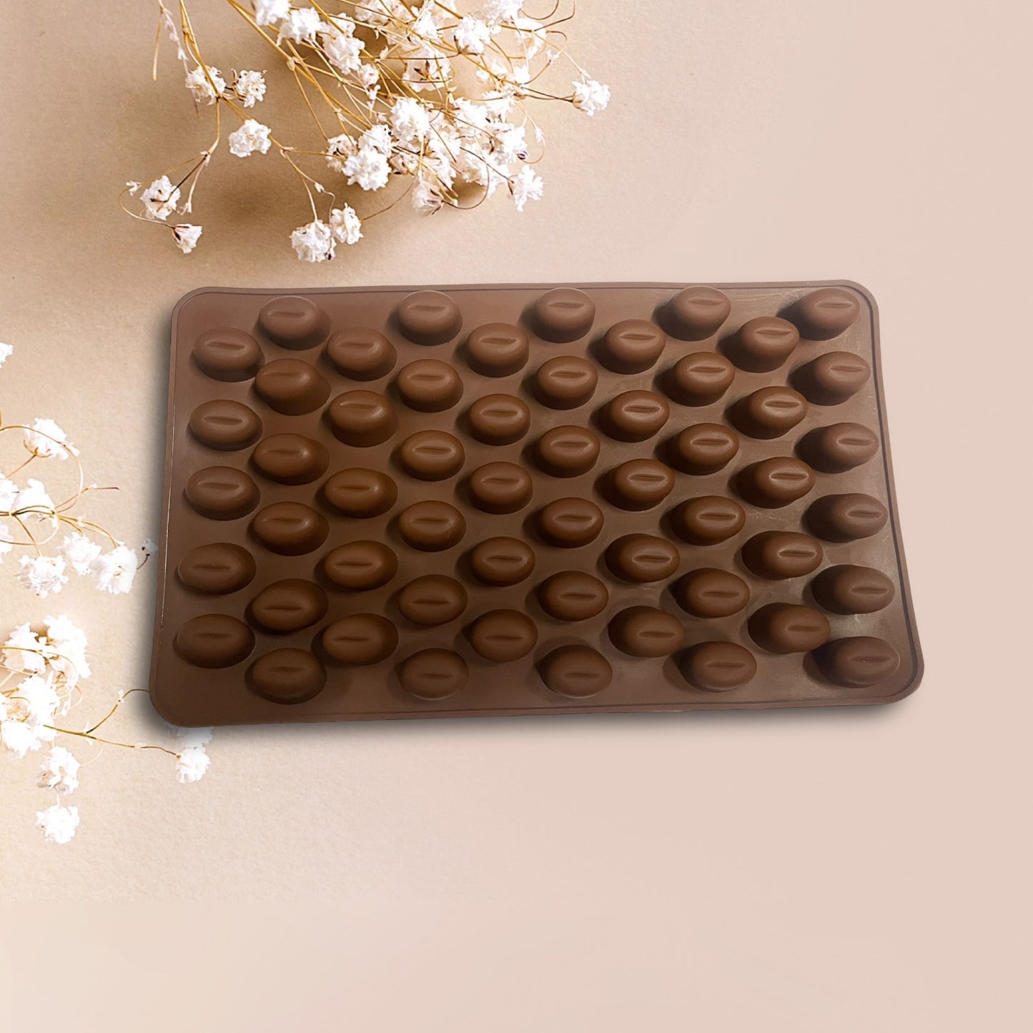 Moule silicone grain de cafe 55 cavités