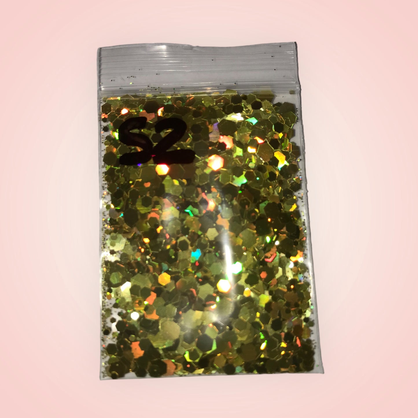 Paillette royal gold holographique 52