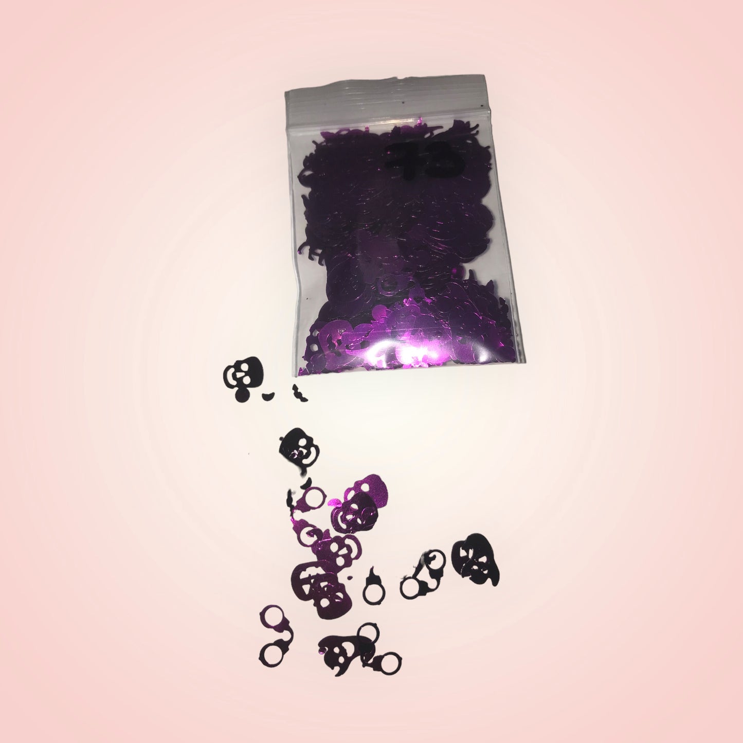 Paillette Halloween Fuchsia