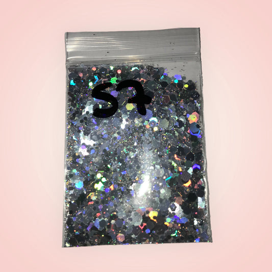 Paillette Argent Mix de taille 57