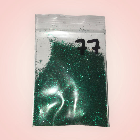 Paillette Vert Fonce Holographique 77