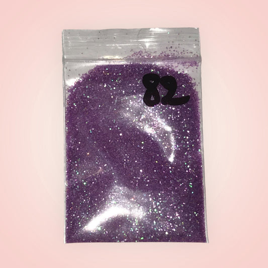 Paillette Violet Holographique 82