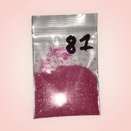 Paillette Rose Fluo 81
