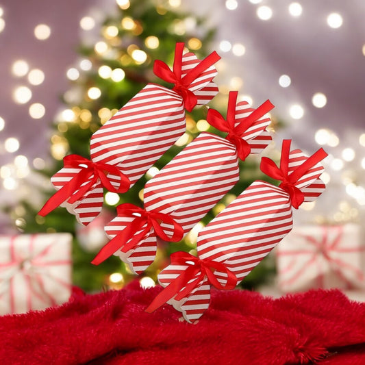 Boîte en Forme de Bonbon – Édition Noël