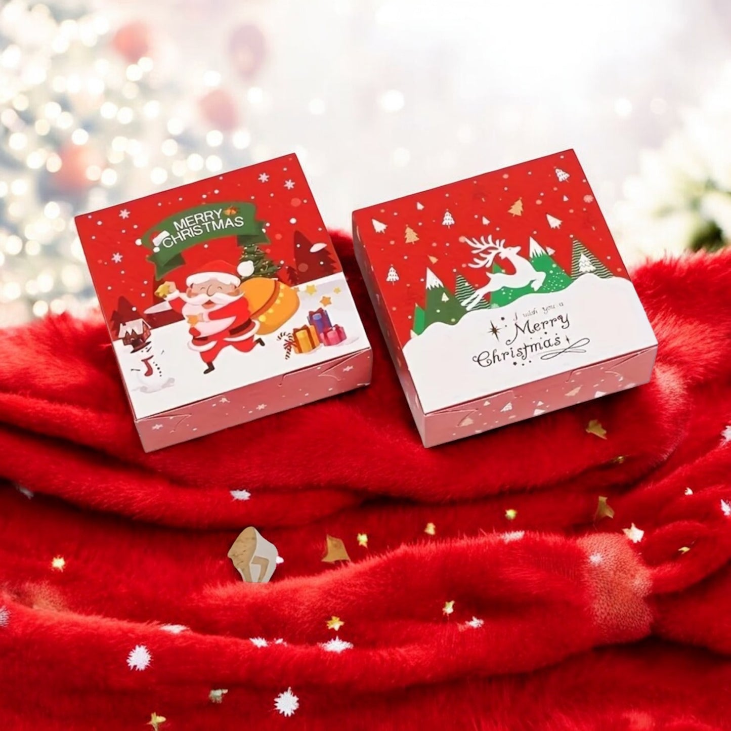 Boîte Cadeau Carrée à Rabat – Spécial Noël