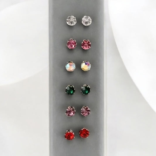 Boucles d’oreilles brillantes - plusieurs coloris