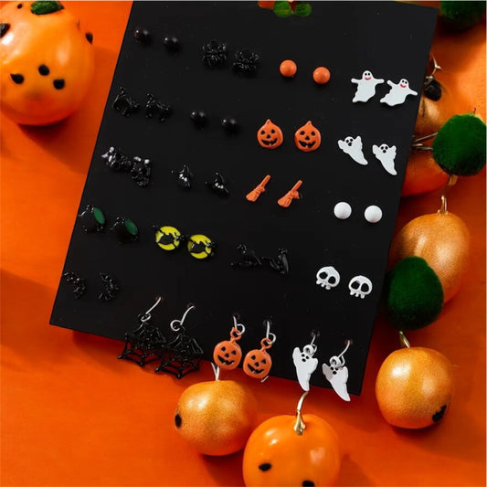 Boucles d’oreilles Halloween — Plusieurs motifs