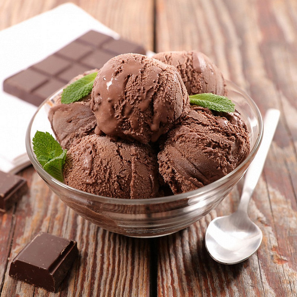 Glace au chocolat