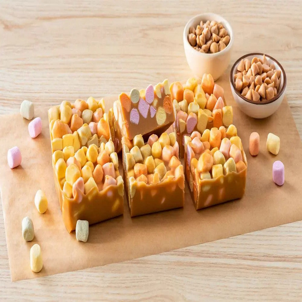 Guimauve et caramel beurre salé