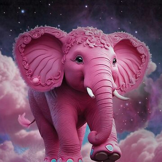 Éléphant rose /N°Lot: TC-26284