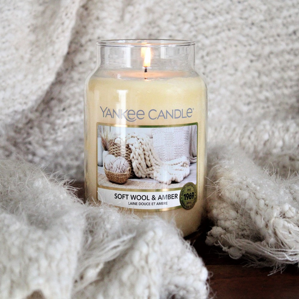 Yankee candle soft wool & amber