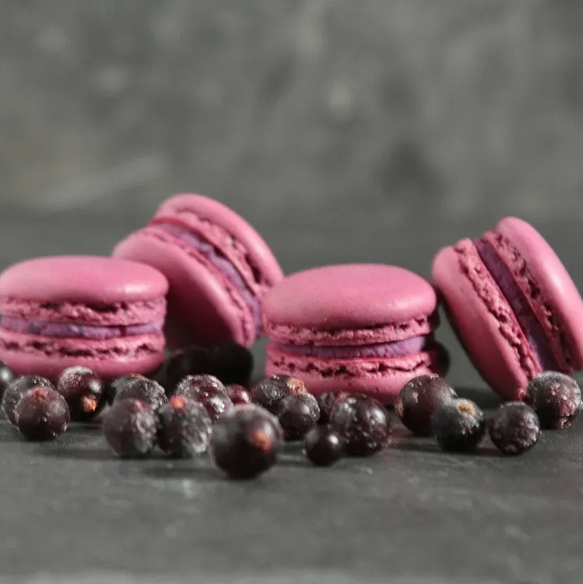 Macaron cassis