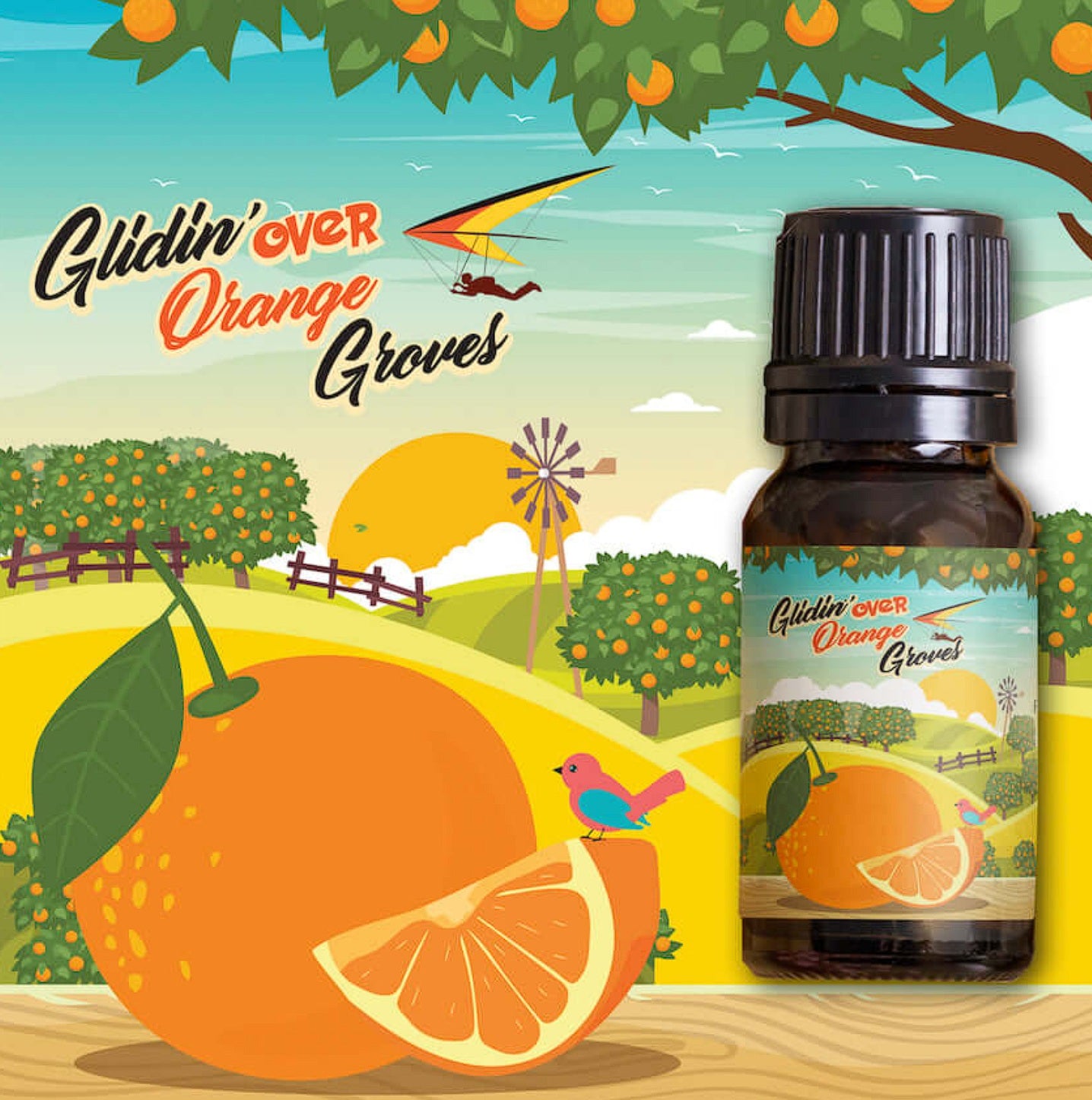 Glidin'over orange groves - DisneyWorld