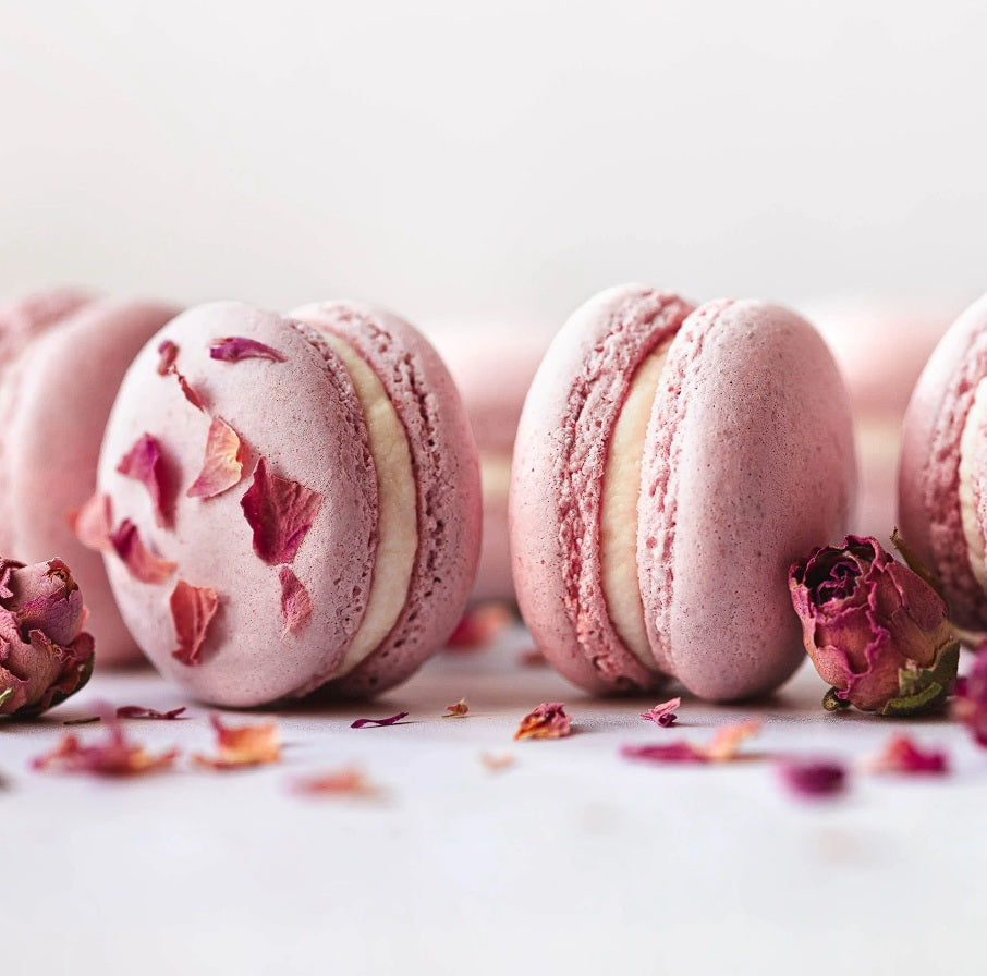 Macaron rose