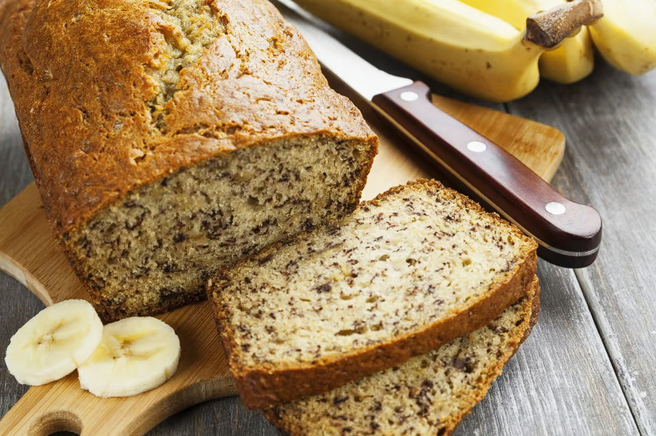 Pain moelleux à la banane