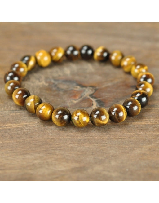 BRACELET "CONFIANCE" EN OEIL-DE-TIGRE