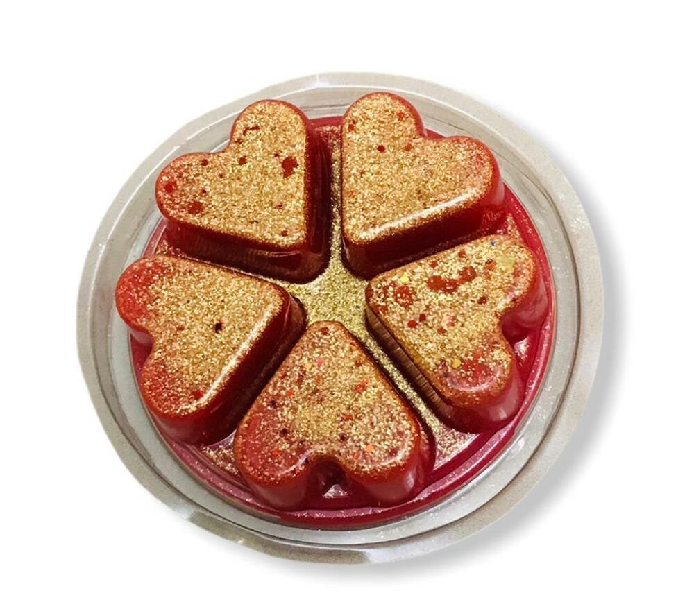 Clamshell rond coeur