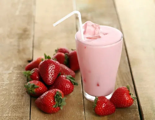 Milkshake à la fraise