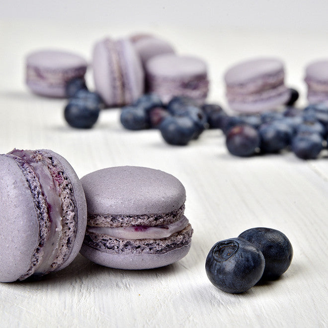 Macaron myrtille