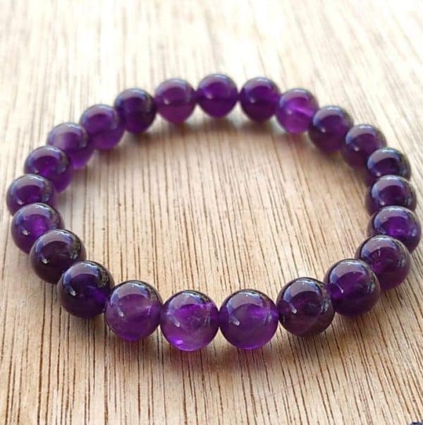 BRACELET "ANTI STRESS" EN AMÉTHYSTE