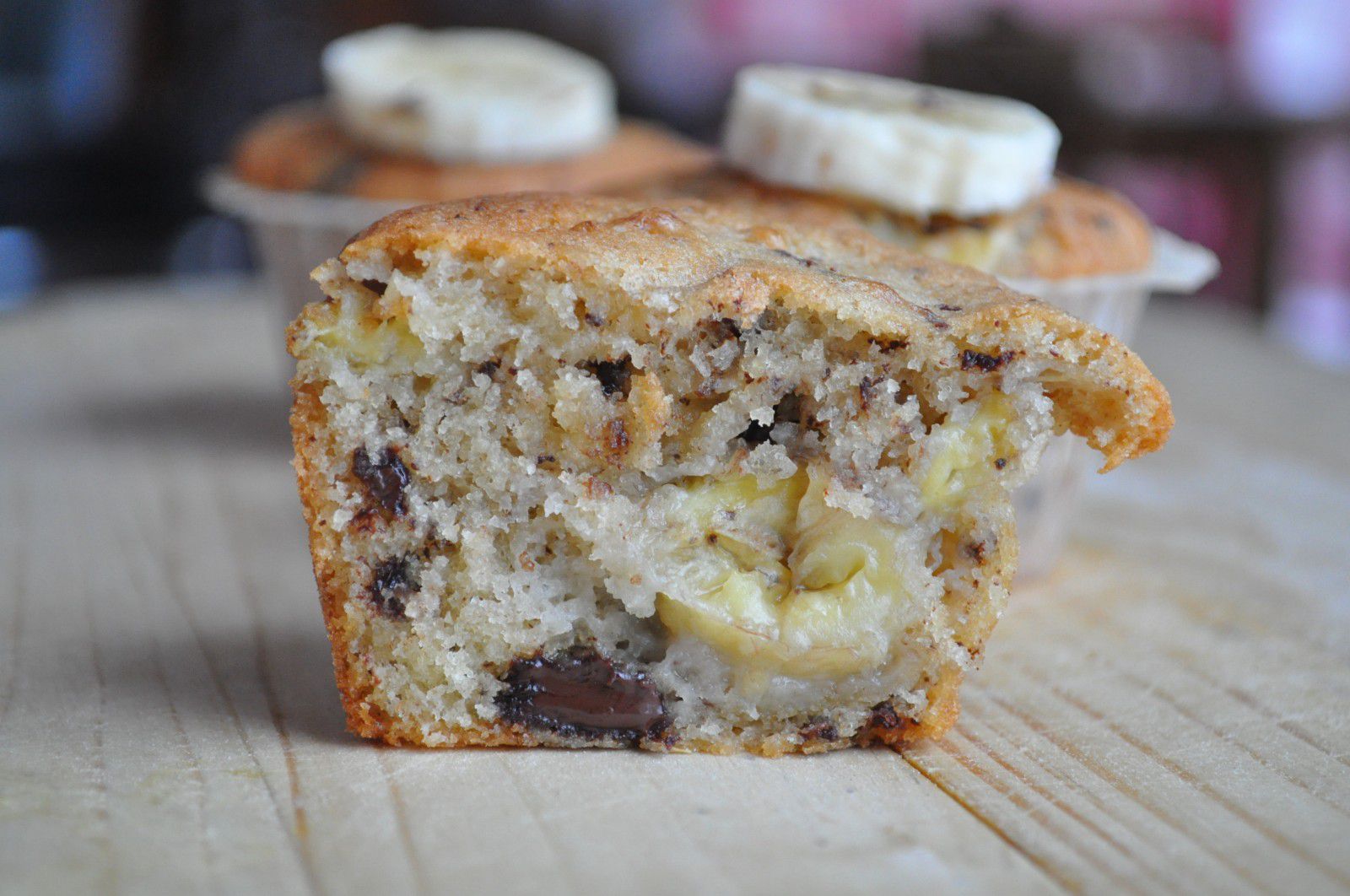 Muffin banane chocolat