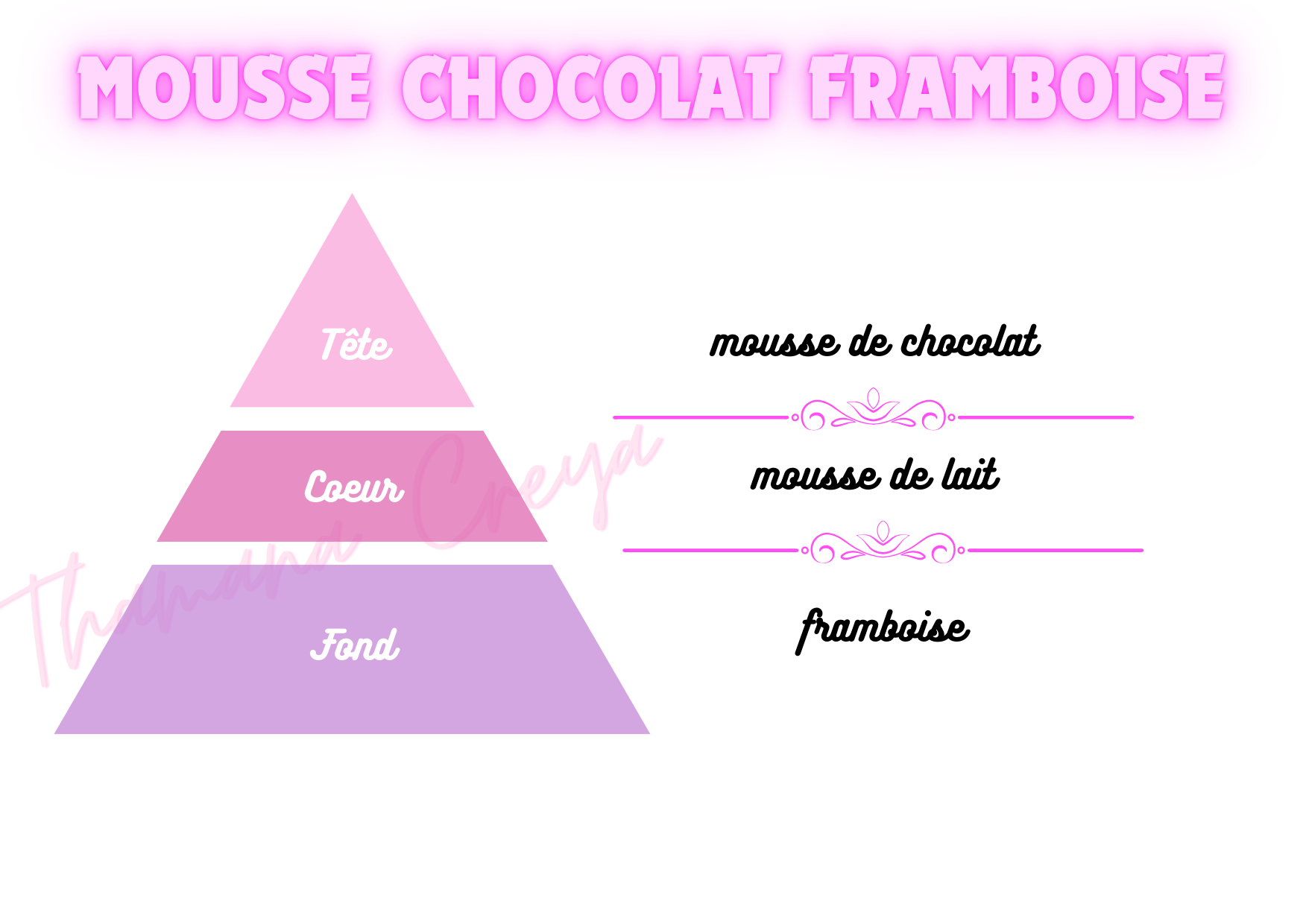 Mousse chocolat framboise