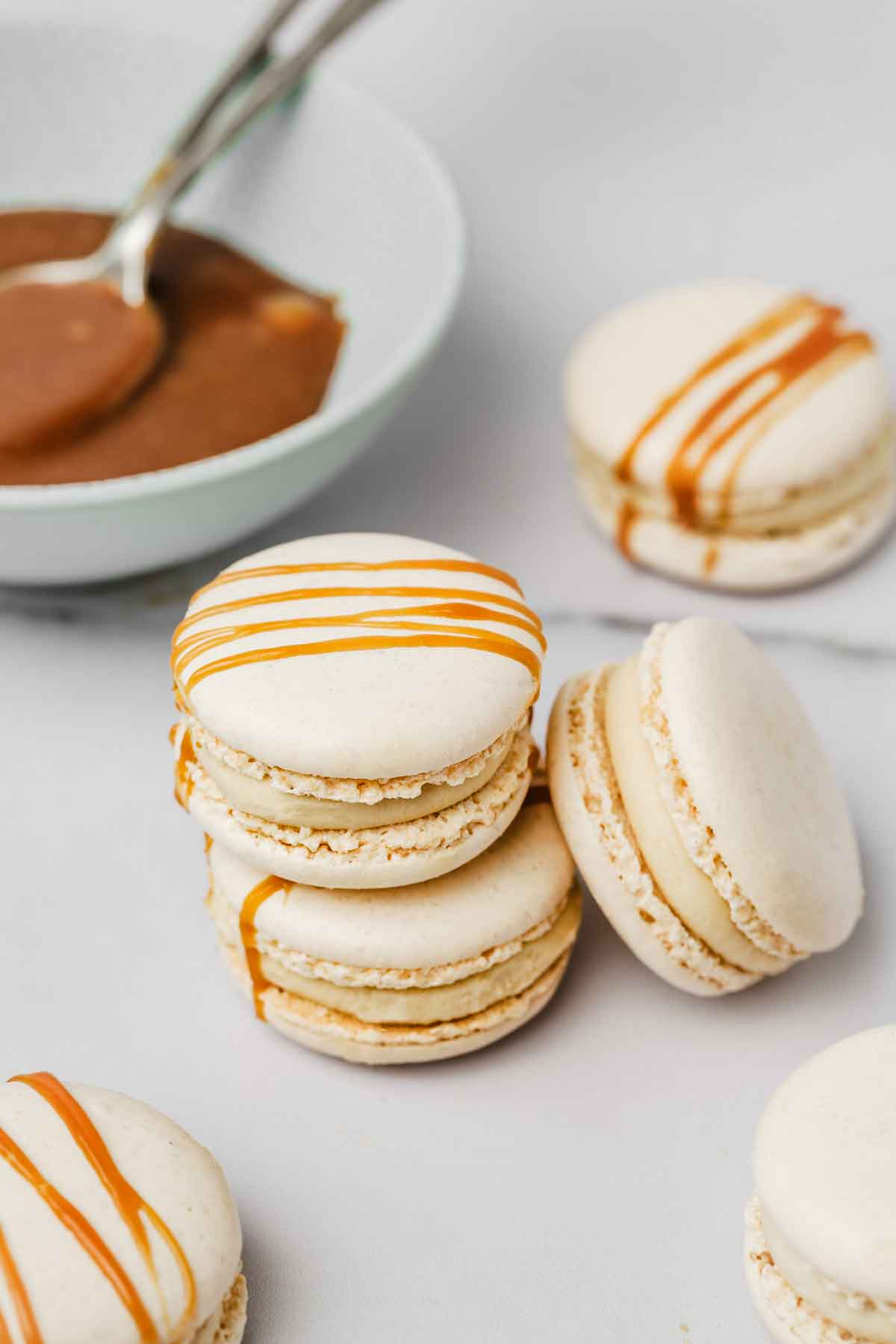 Macaron caramel beurre salé